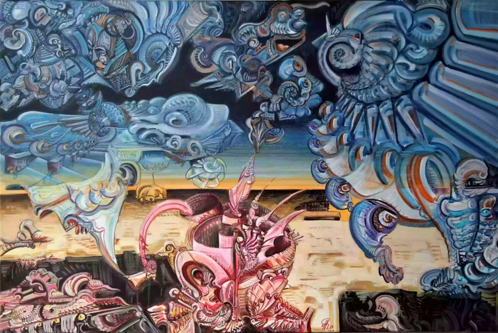 Eric Hubbes Surreale Kunst phantastische Welten