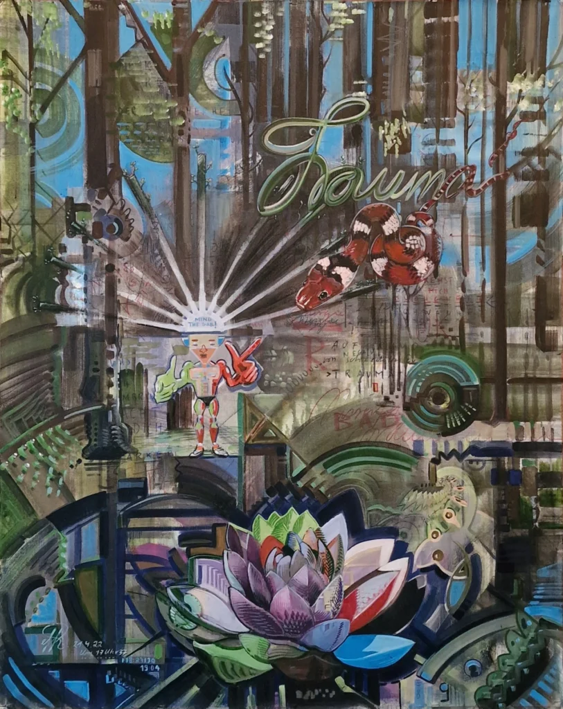 Eric Hubbes Surreale Kunst Tarot Karten Serie