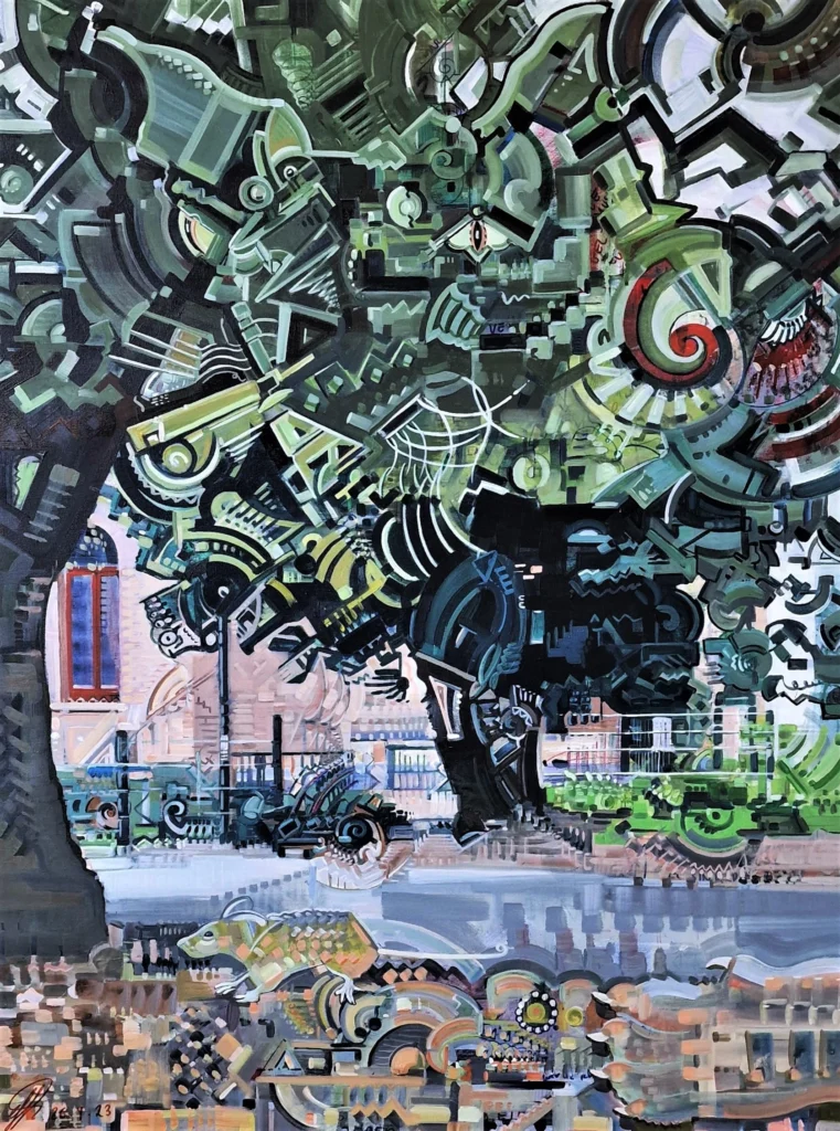 Eric Hubbes, phantastische Wesen in einer surrealen Welt