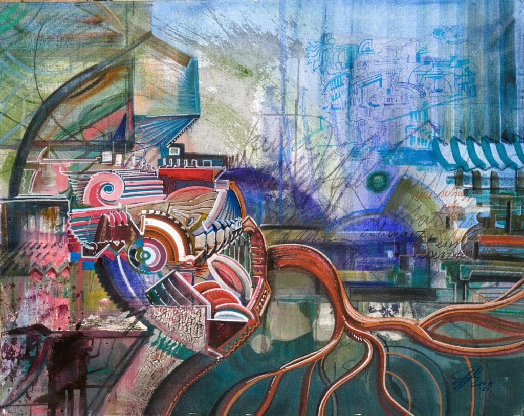 Eric Hubbes, surreale Kunst phantastische Welten