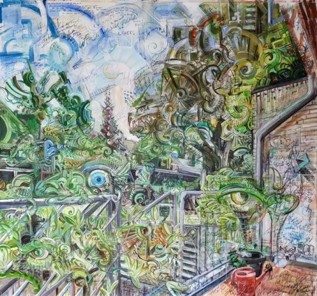 Eric Hubbes Surreale Kunst phantastische Welten
