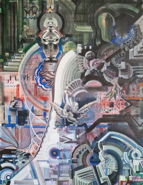 Eric Hubbes Surreale Kunst fantastische Welten