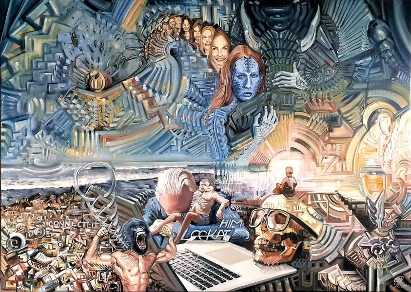 Eric Hubbes Surreale Kunst fantastische Welten