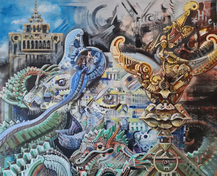 Eric Hubbes, phantastische Wesen in einer surrealen Welt